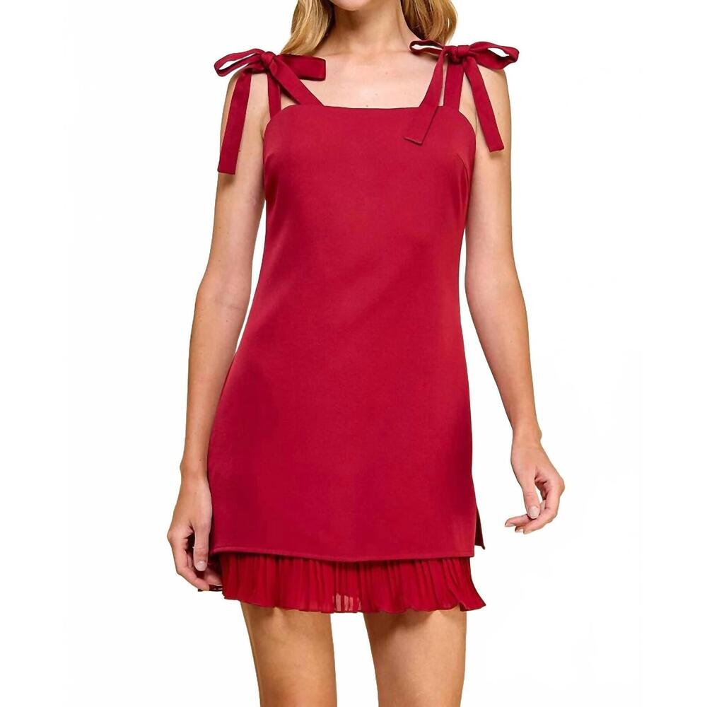 NEW TCEC sorority row dress in red